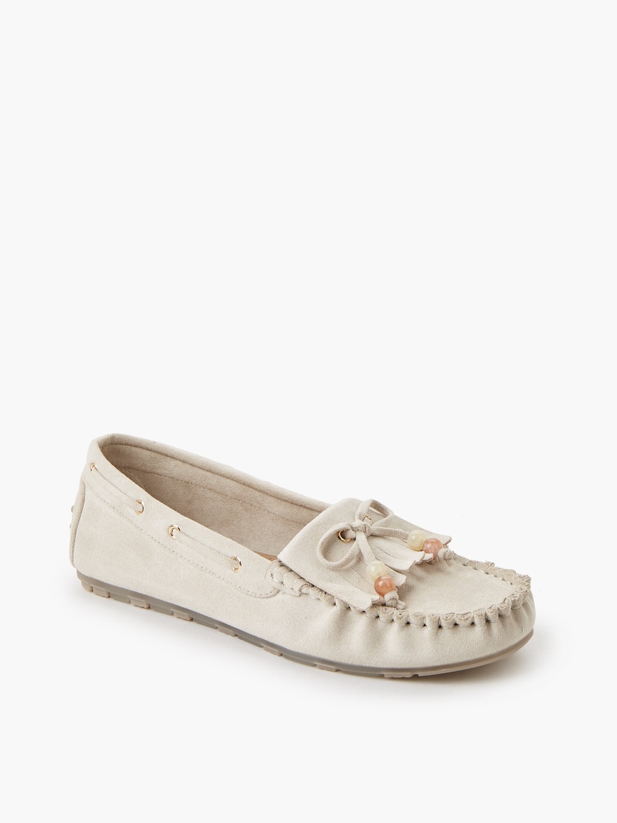 Women Textured Moccasins