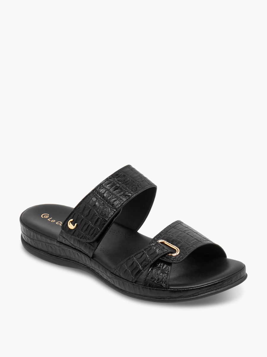 Women Textured Comfort Sandals