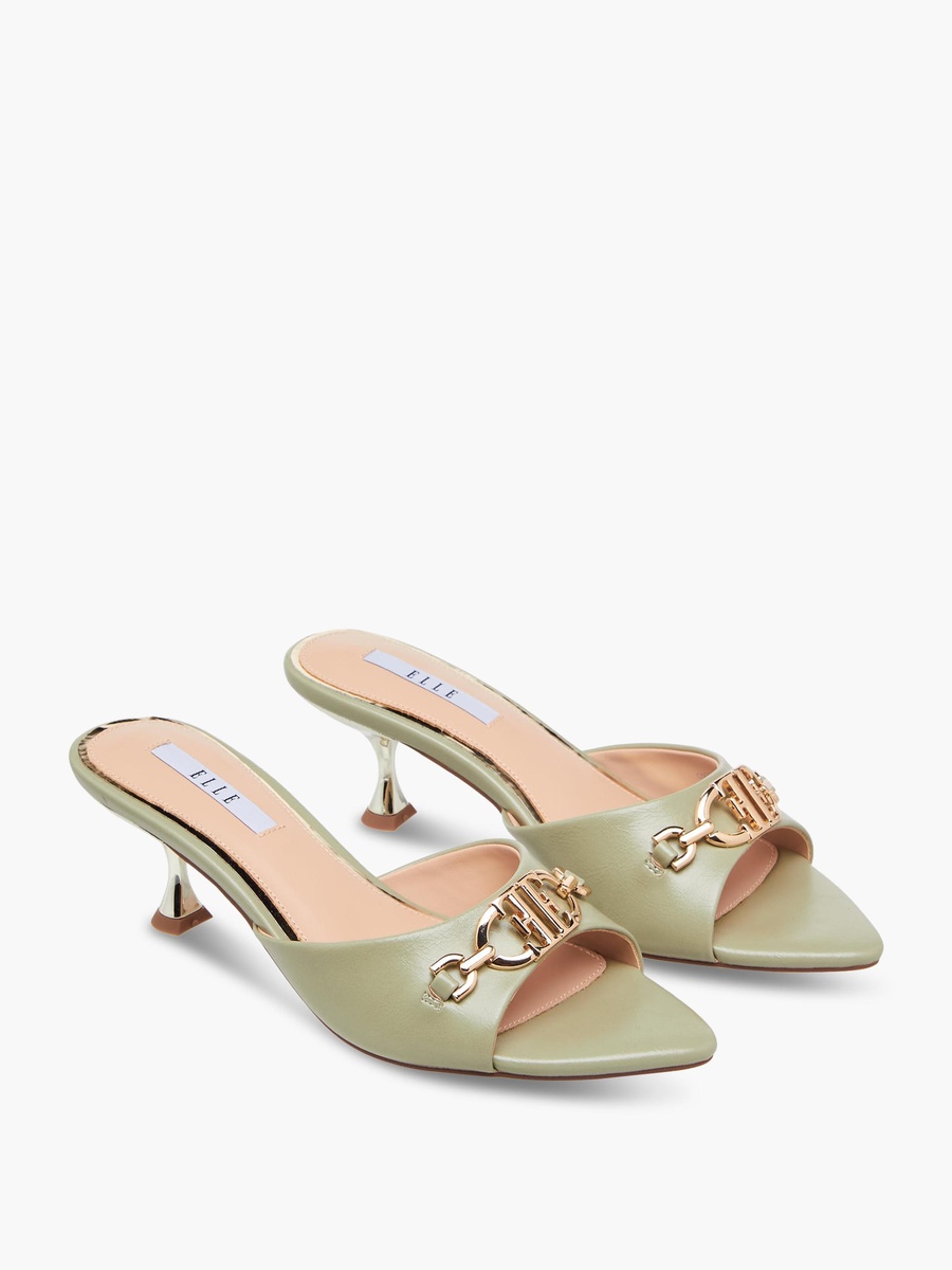 Women Flared Heel Sandals