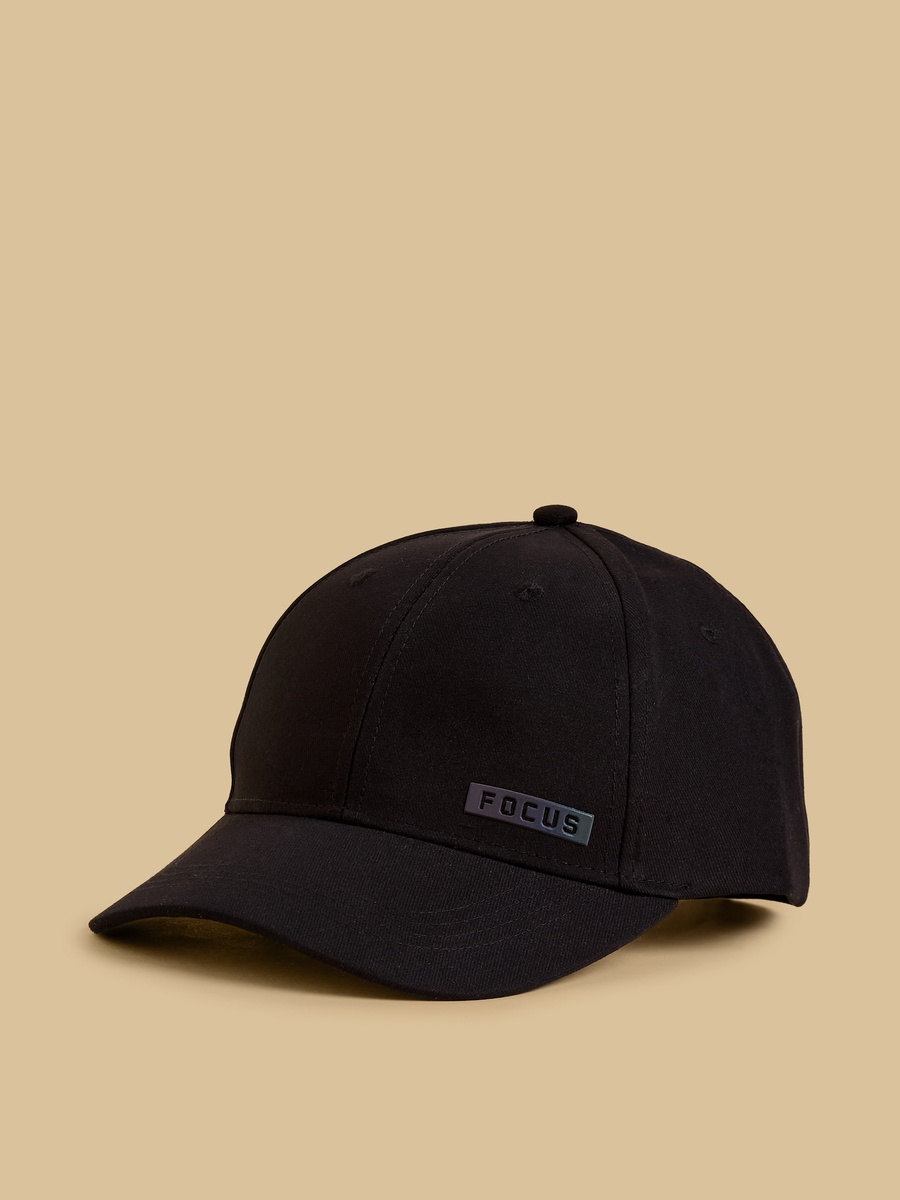 Applique Detail Cap with Hook and Loop Strap Closure
