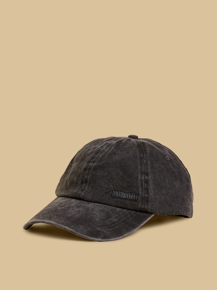 Applique Detail Cap with Hook and Loop Strap Closure