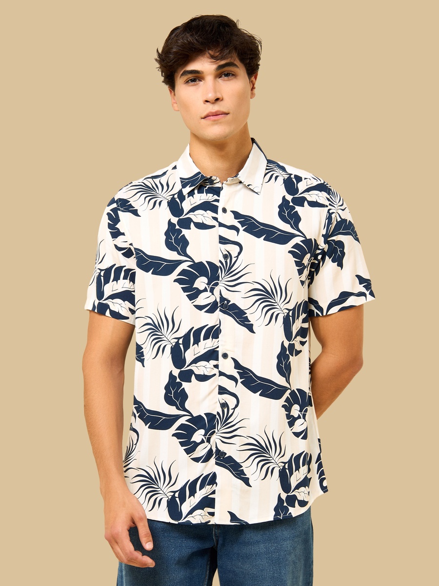 Leaf Print Shirt