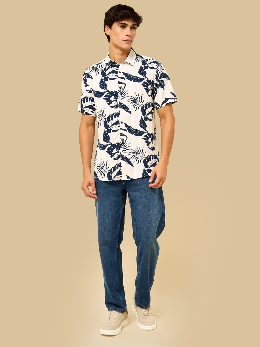 Leaf Print Shirt