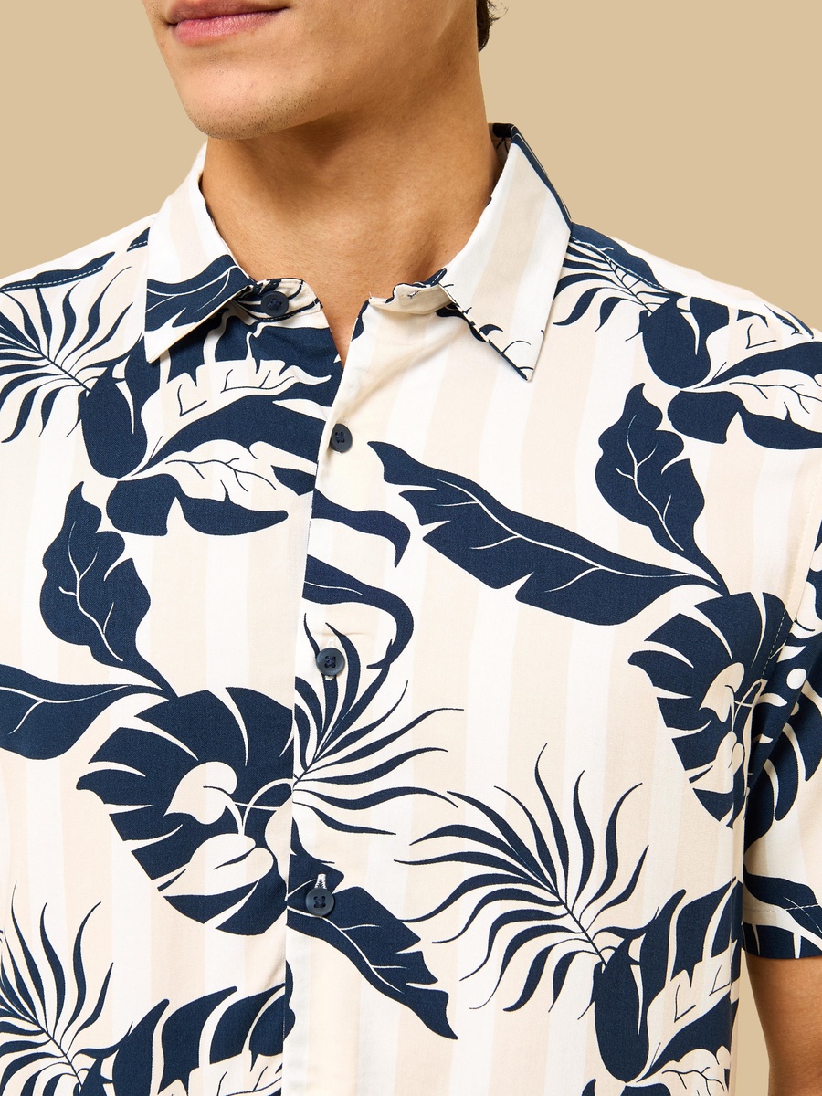 Leaf Print Shirt