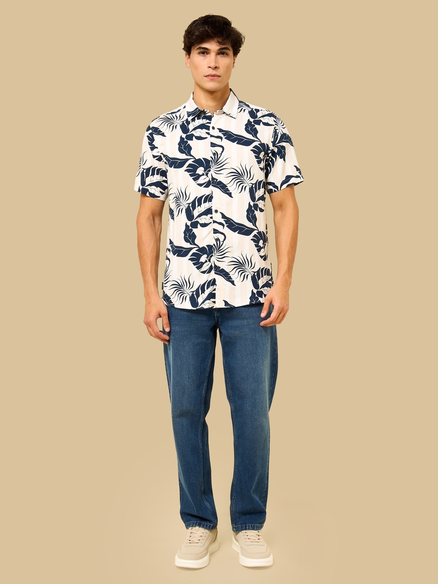 Leaf Print Shirt