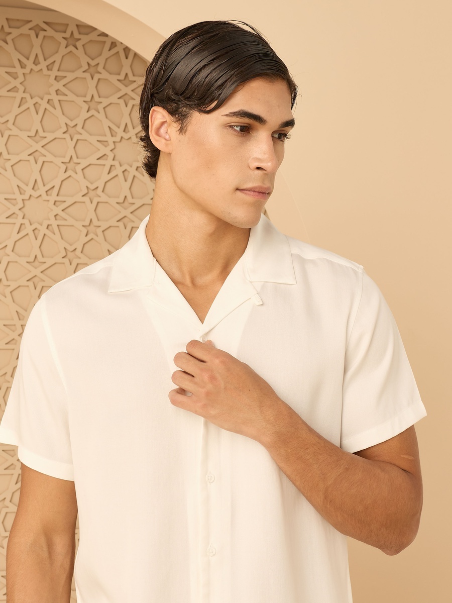 Relaxed Fit Lyocell Shirt