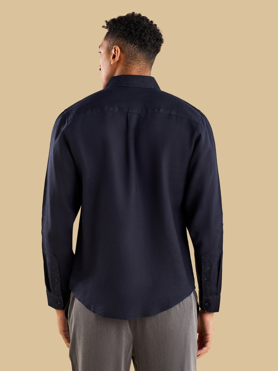 Regular Fit Linen Shirt