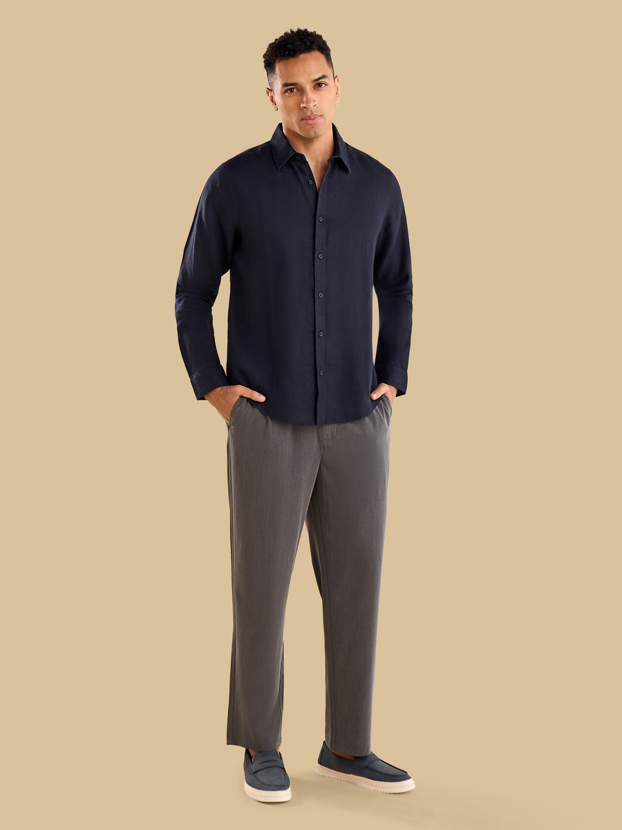 Regular Fit Linen Shirt