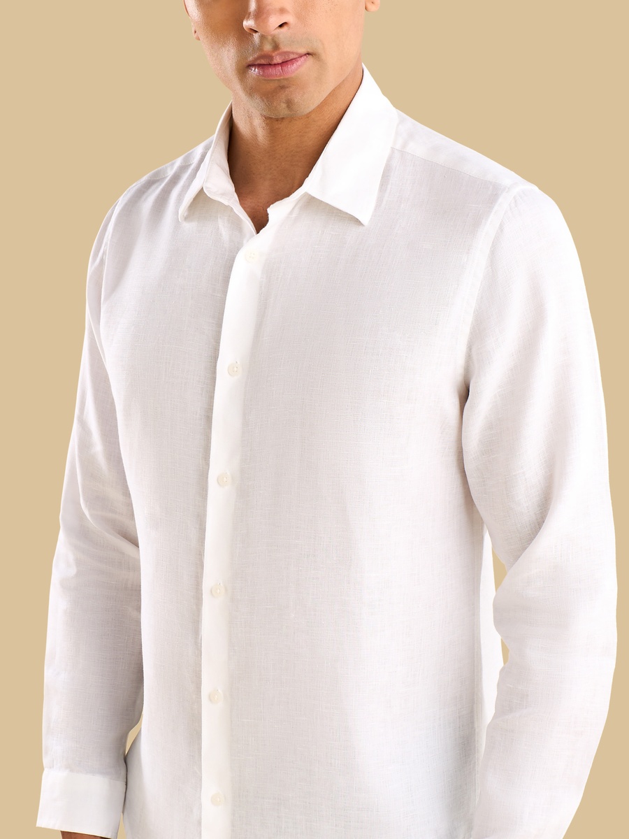 Regular Fit Linen Shirt