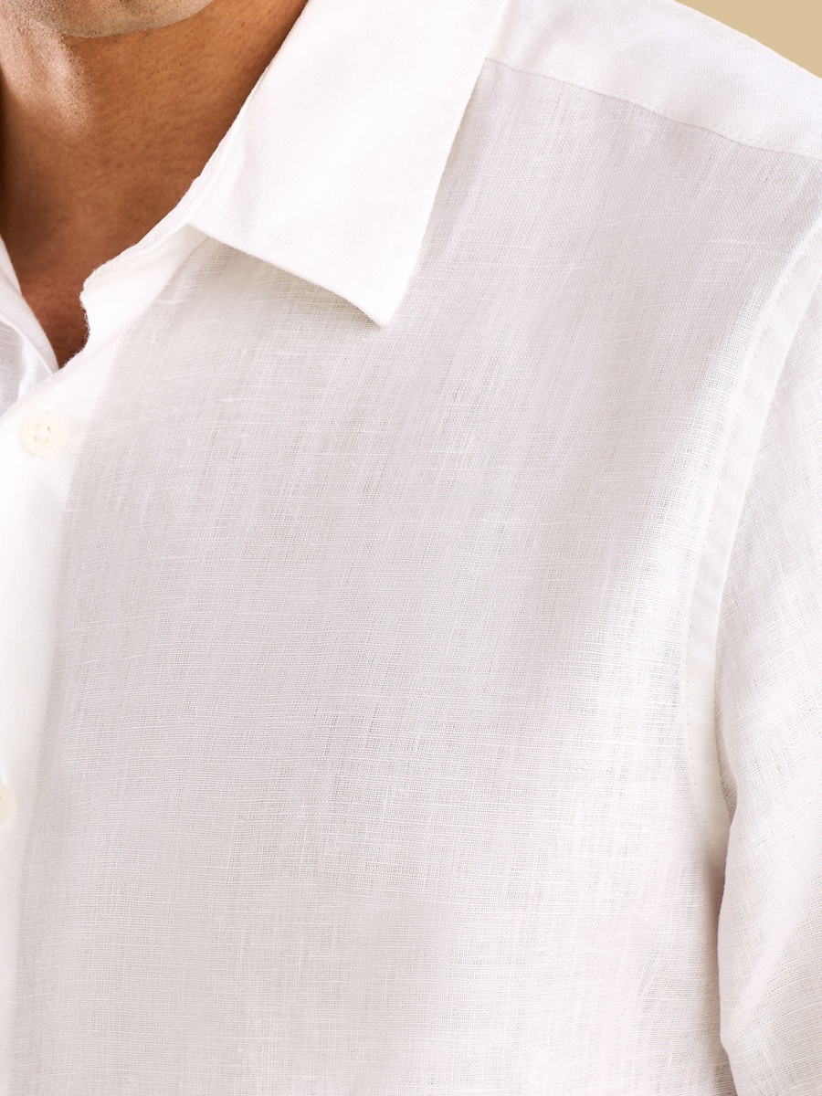 Regular Fit Linen Shirt