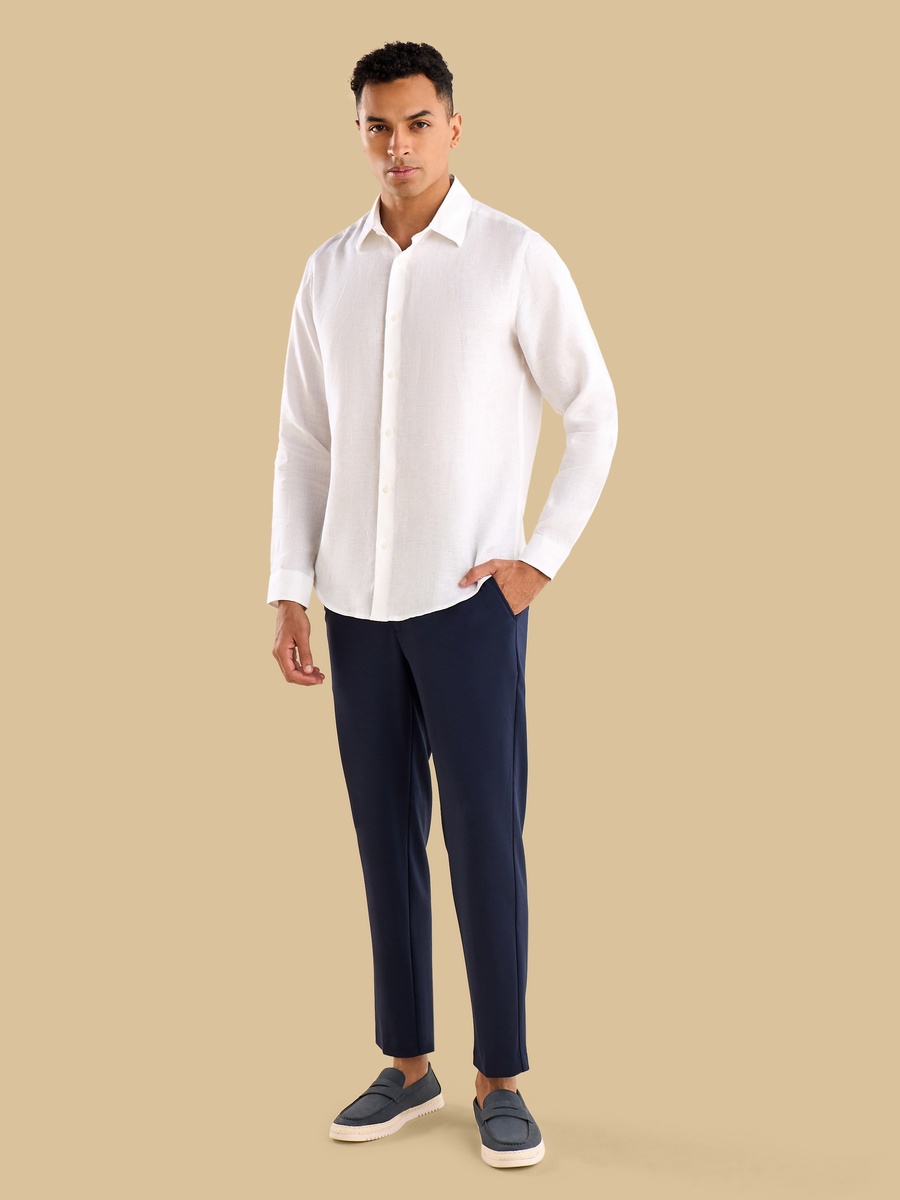 Regular Fit Linen Shirt