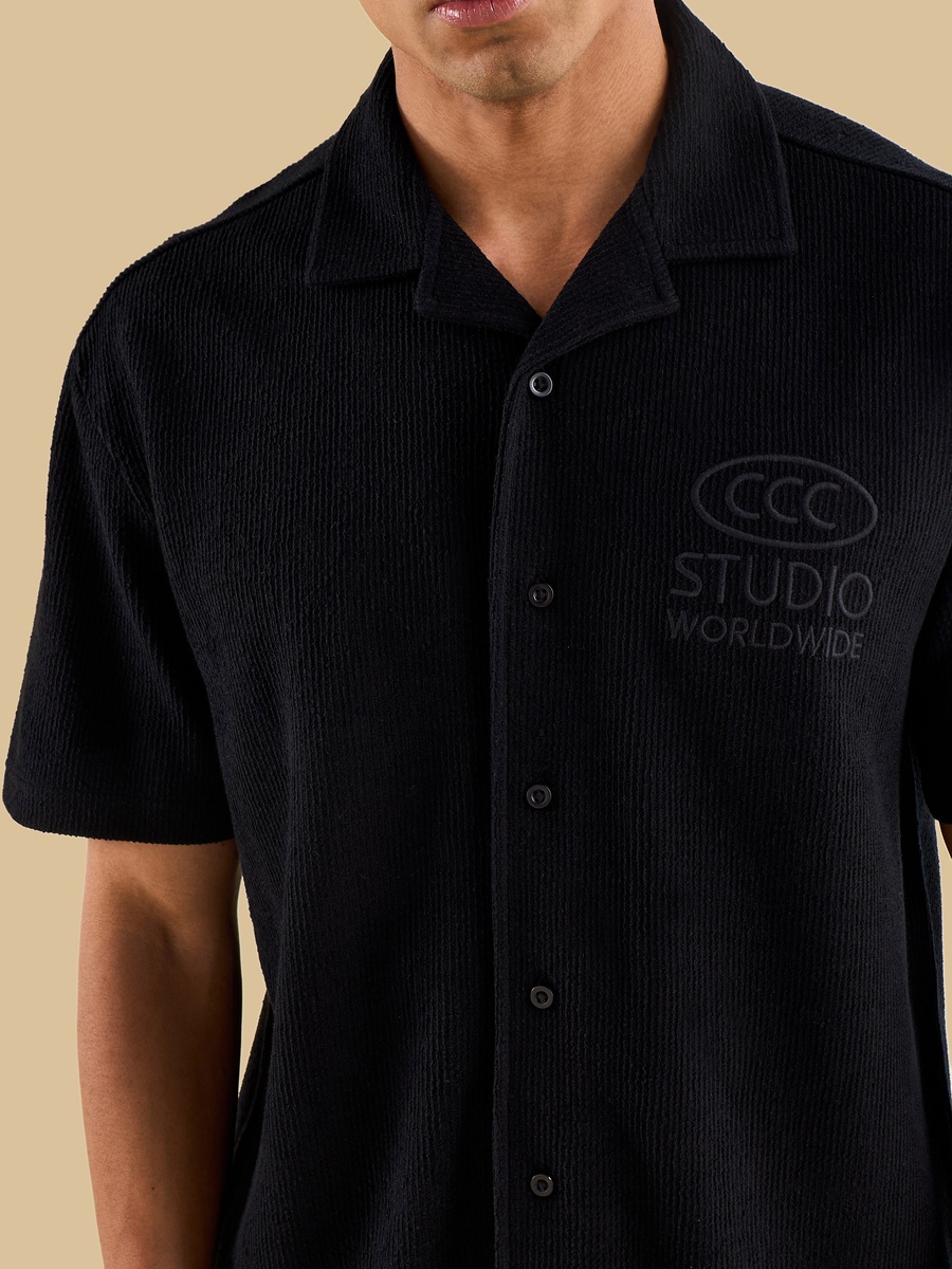 Textured Relaxed Fit Shirt
