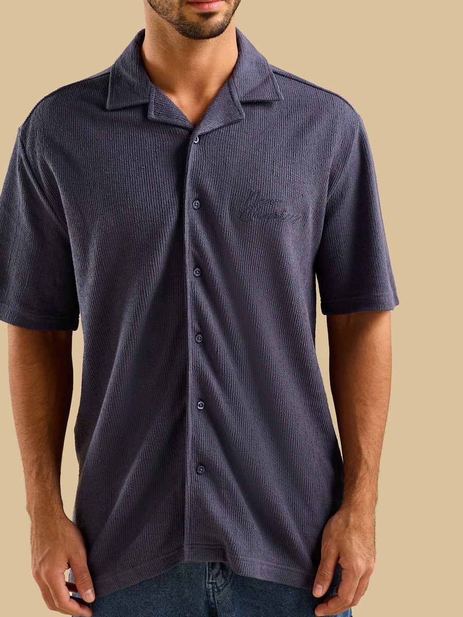 Textured Relaxed Fit Shirt
