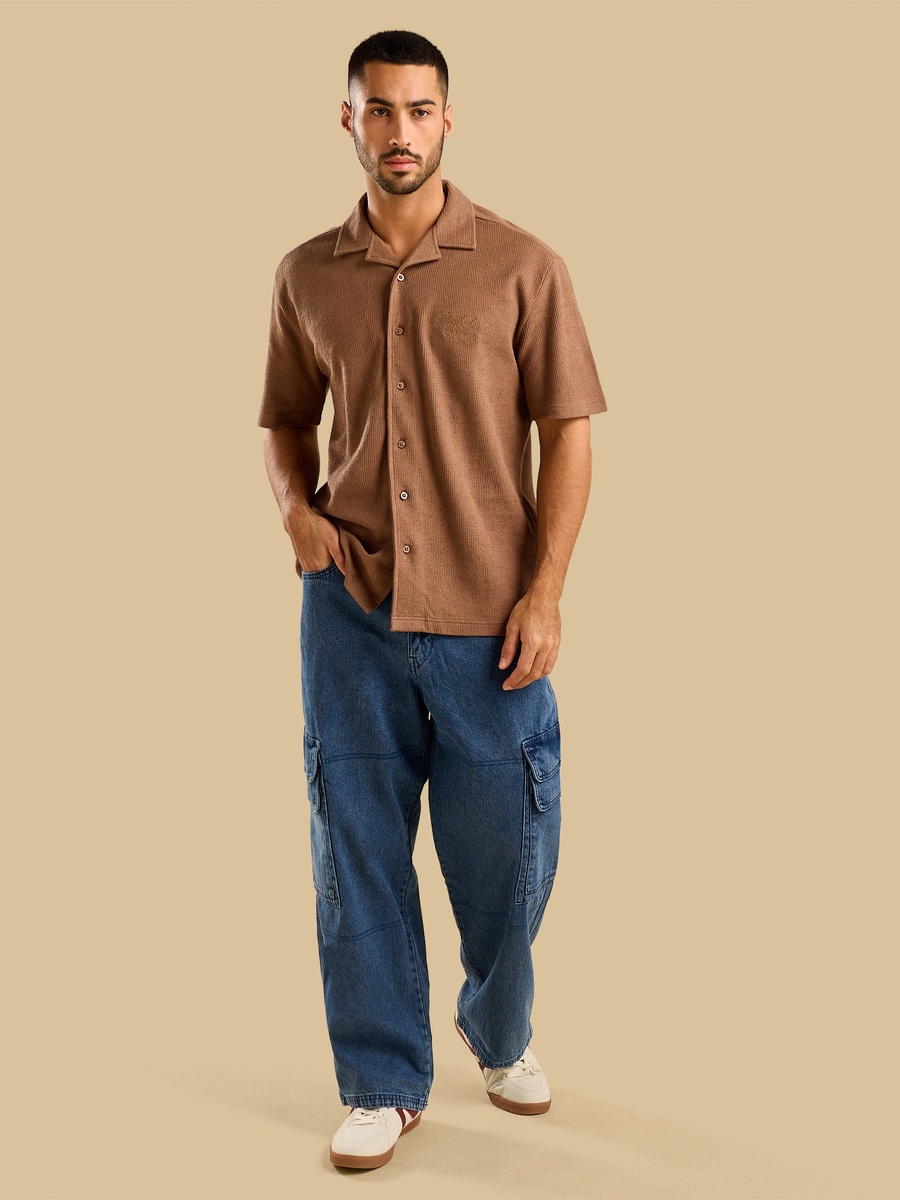 Textured Relaxed Fit Shirt