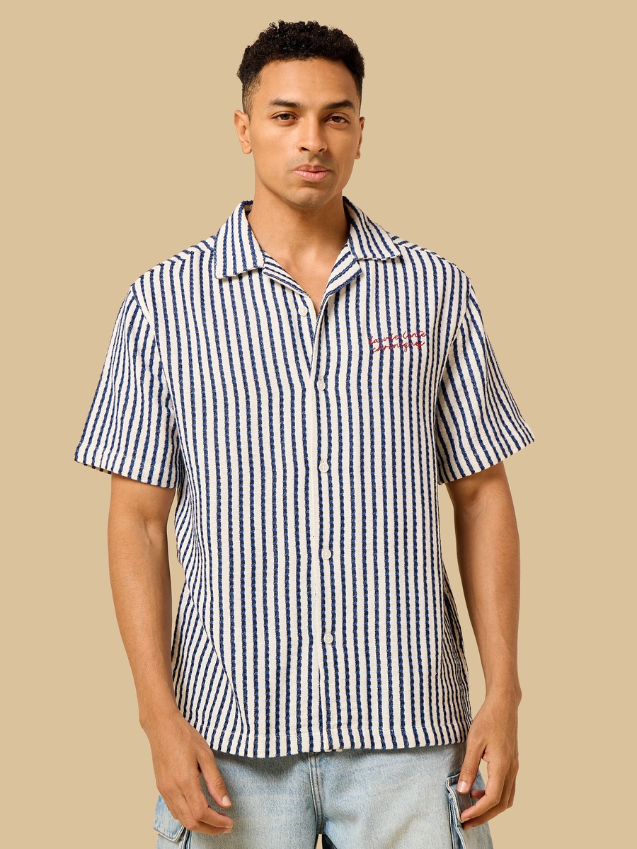 Relaxed Fit Striped Shirt