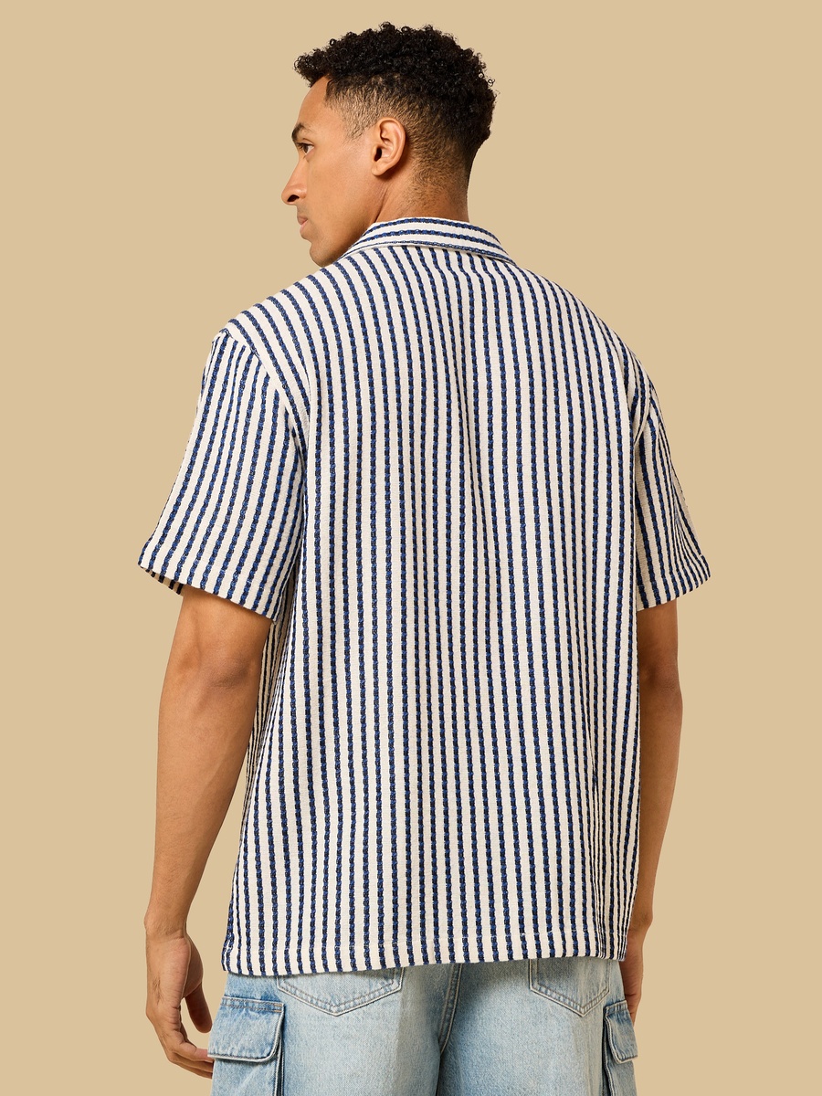 Relaxed Fit Striped Shirt