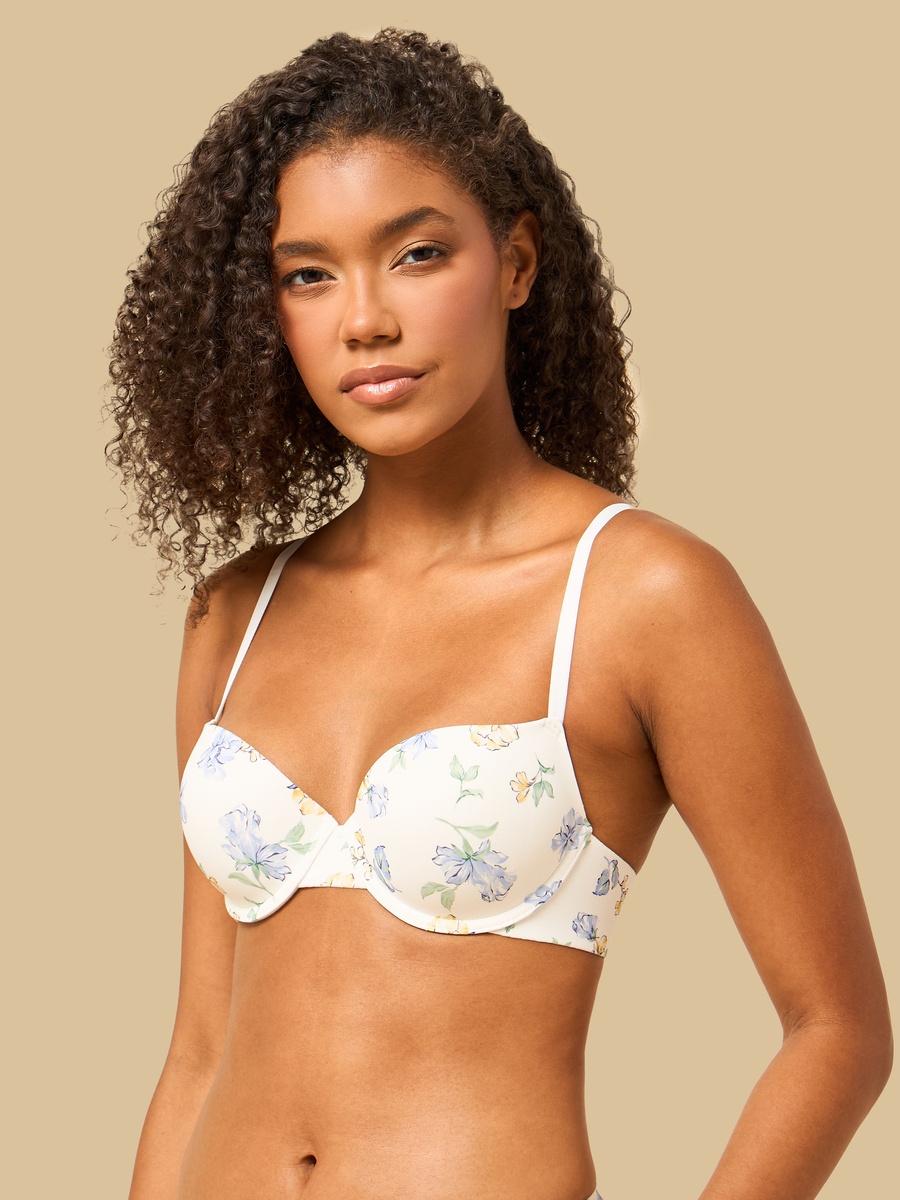 Pack of 2 - Assorted Padded Wired Demi Bra