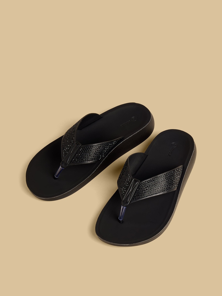 Embellished Flat Sandals