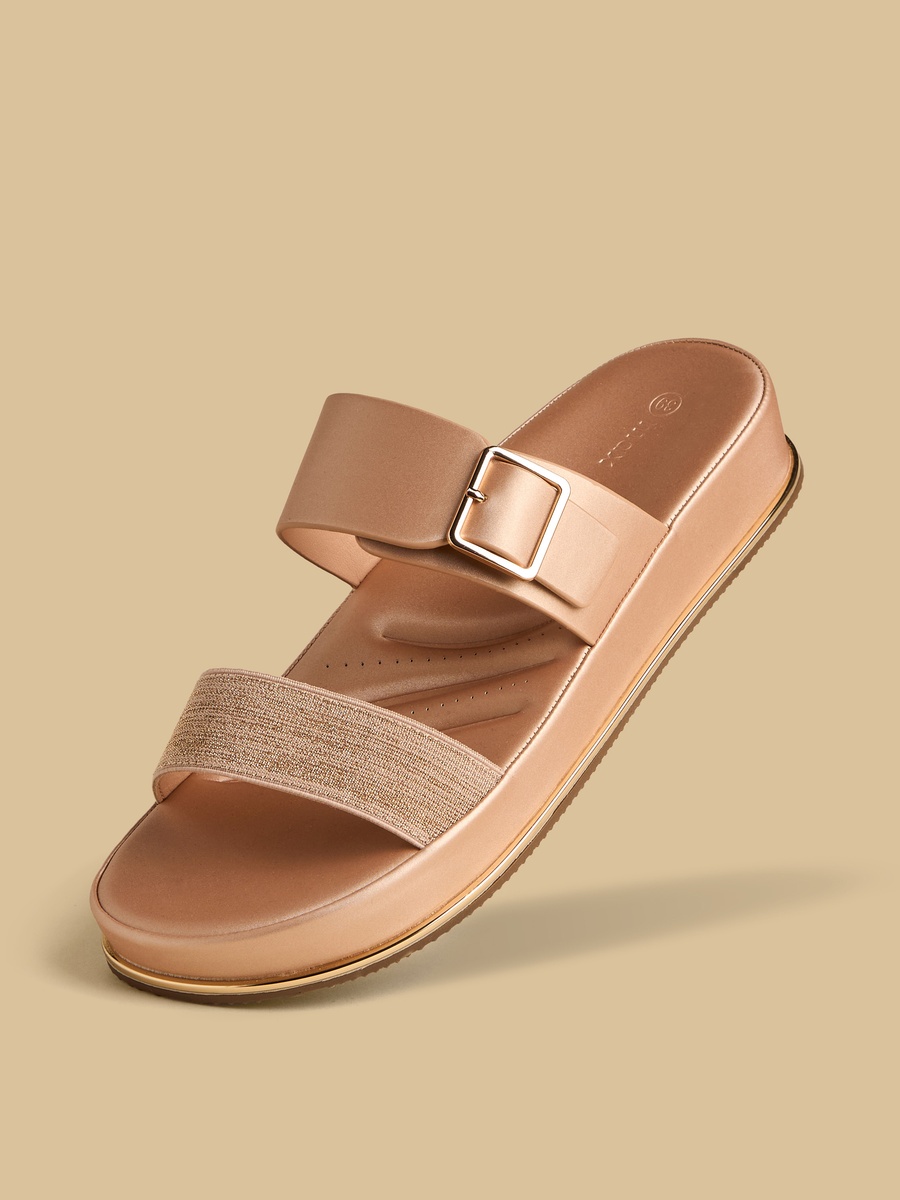 Textured Flat Sandals