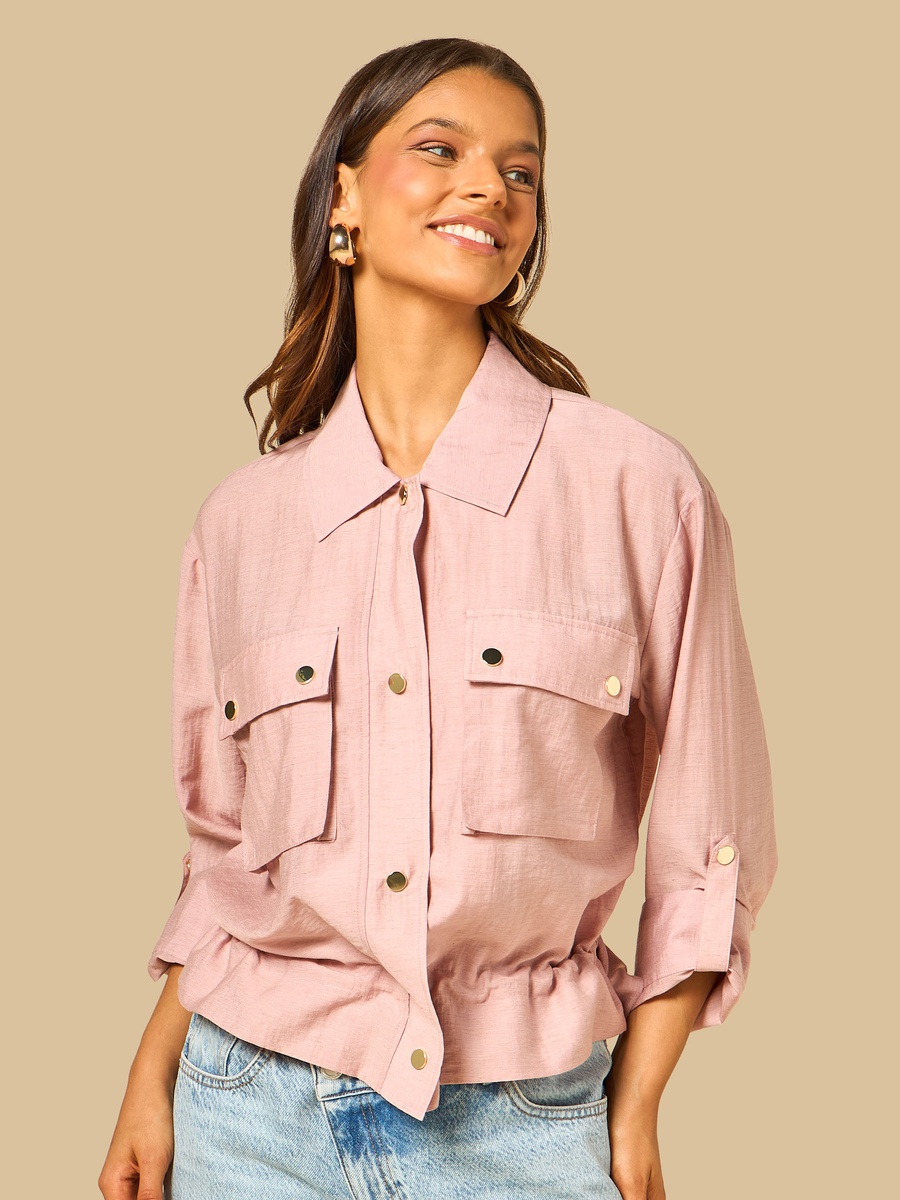 Solid Utility Jacket