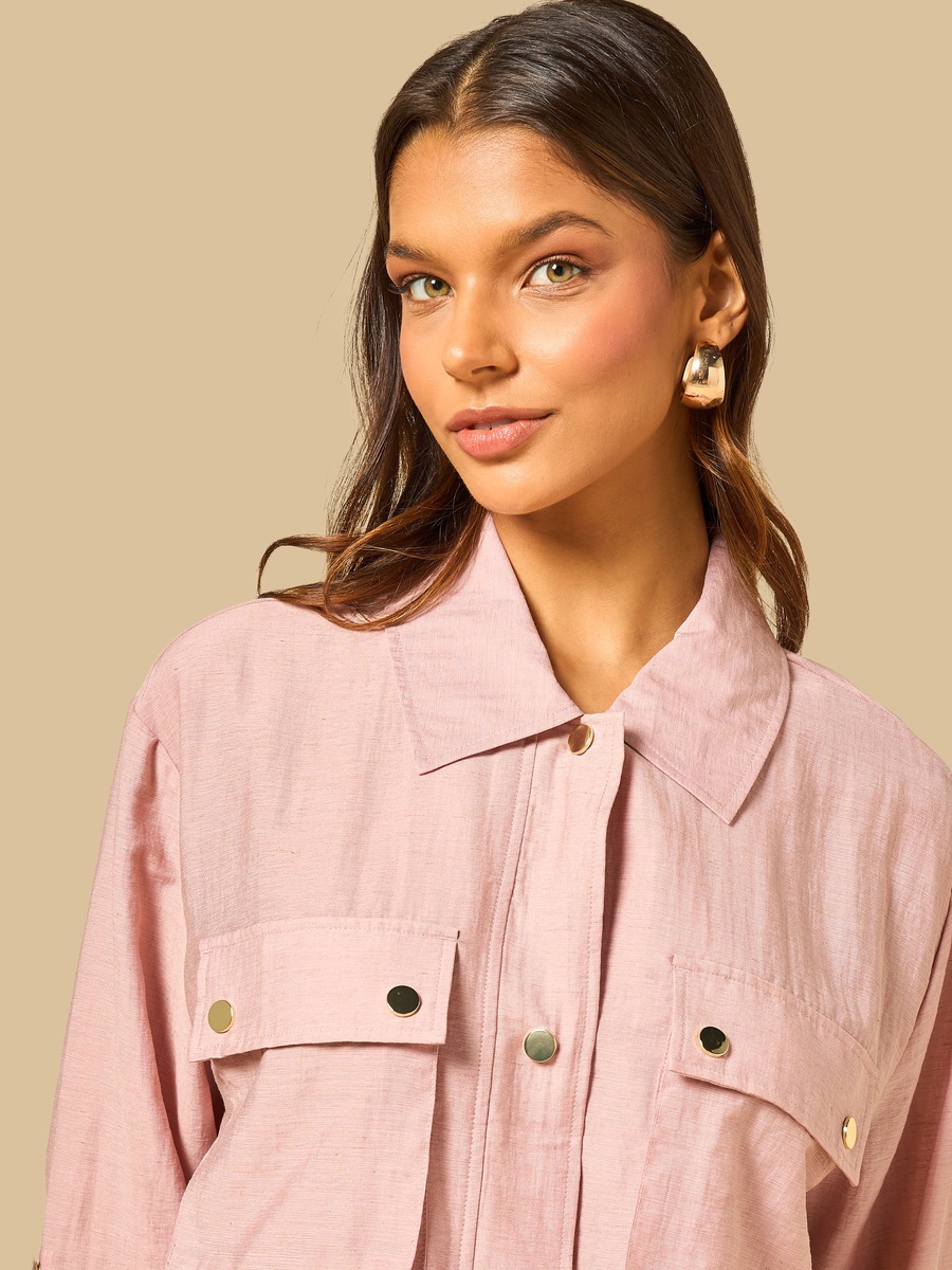 Solid Utility Jacket