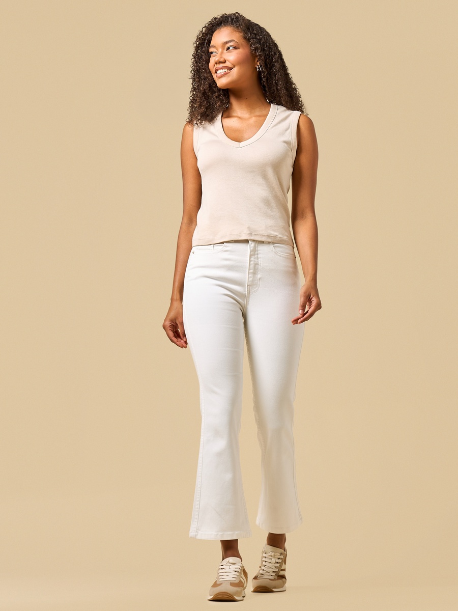 High-Rise Flared Jeans