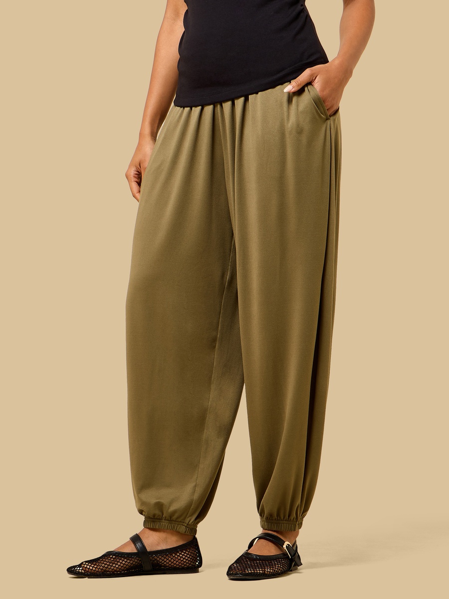 Pleated Harem Pants