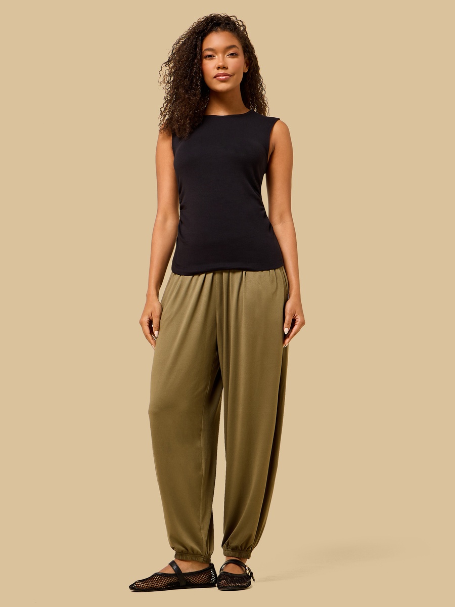 Pleated Harem Pants