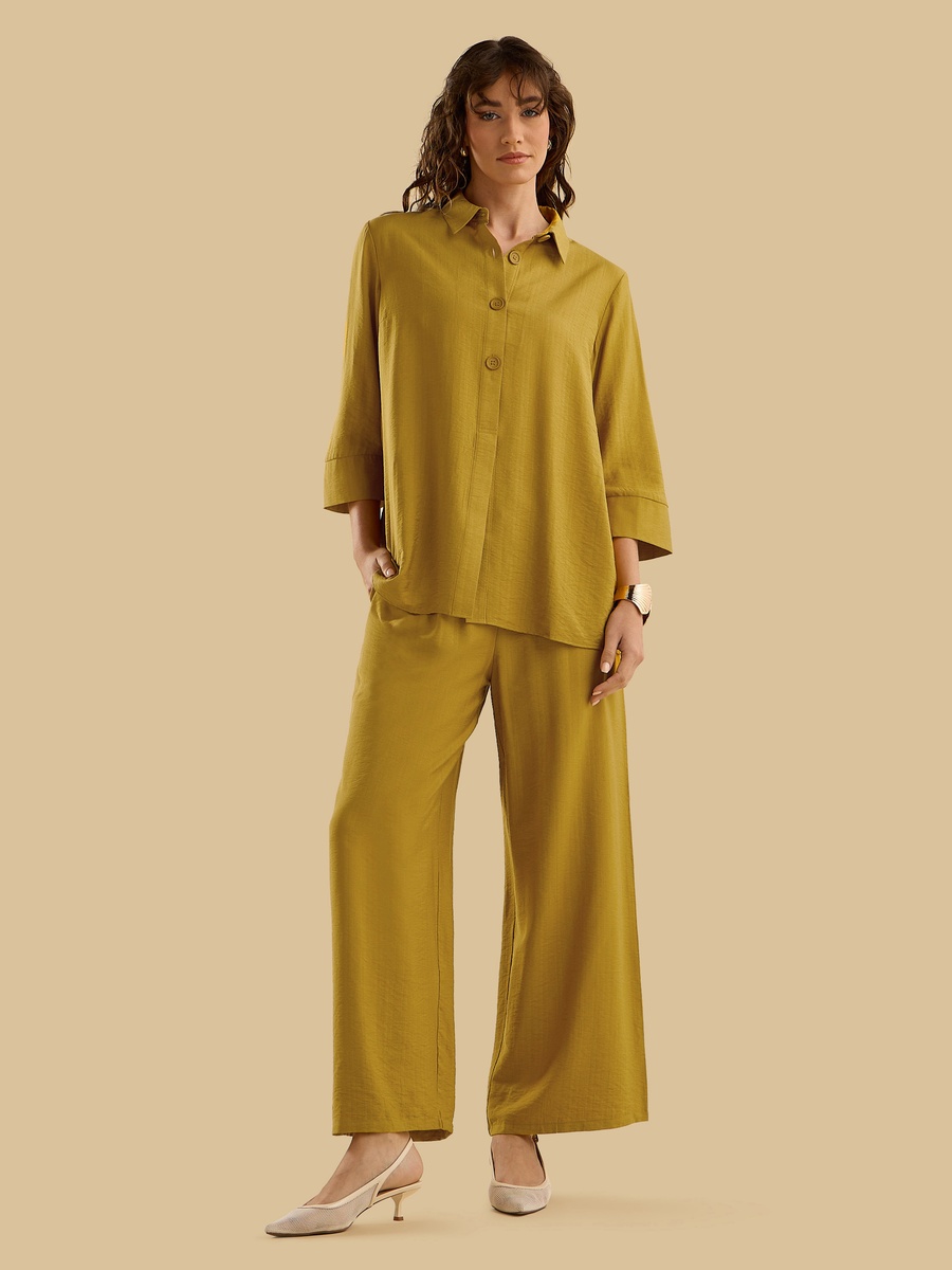 Plain Wide Leg Pants