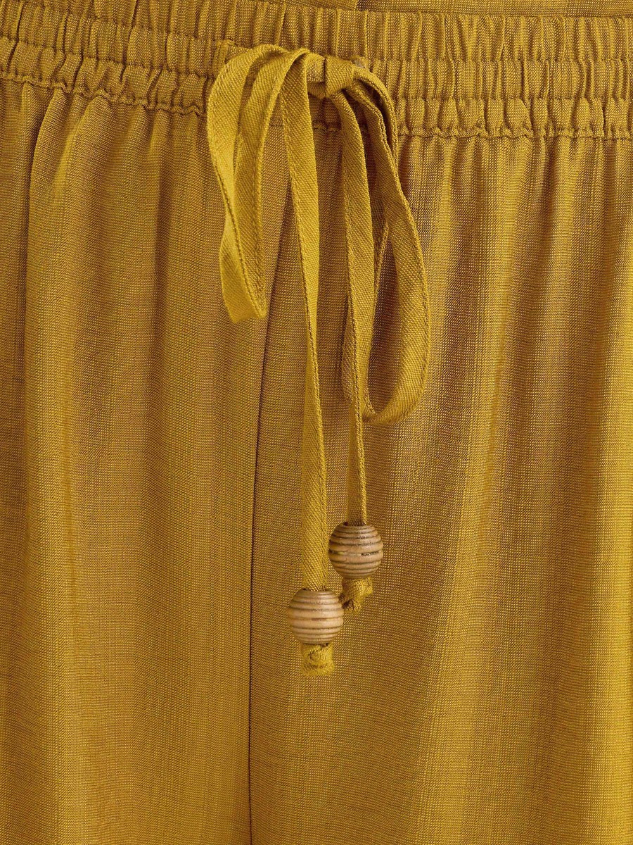 Plain Wide Leg Pants