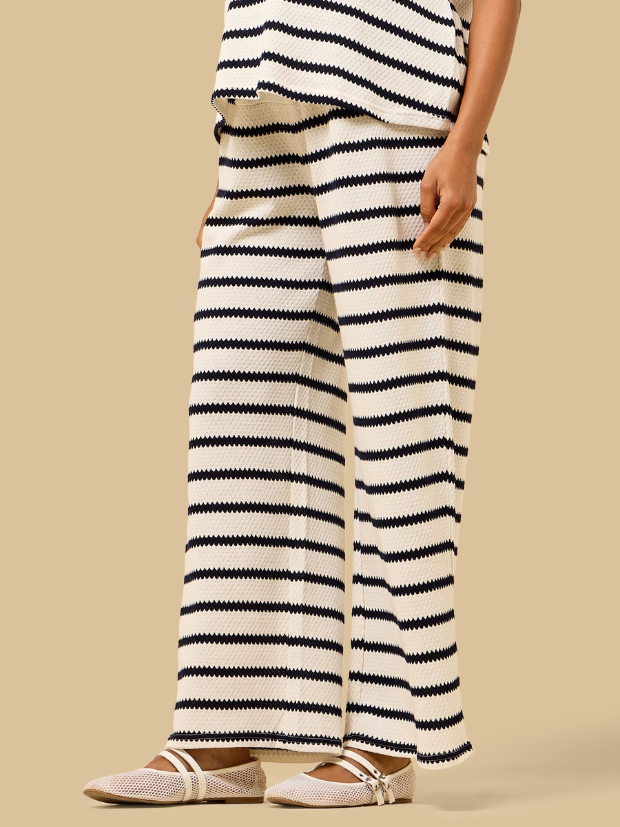 Striped Maternity Pants