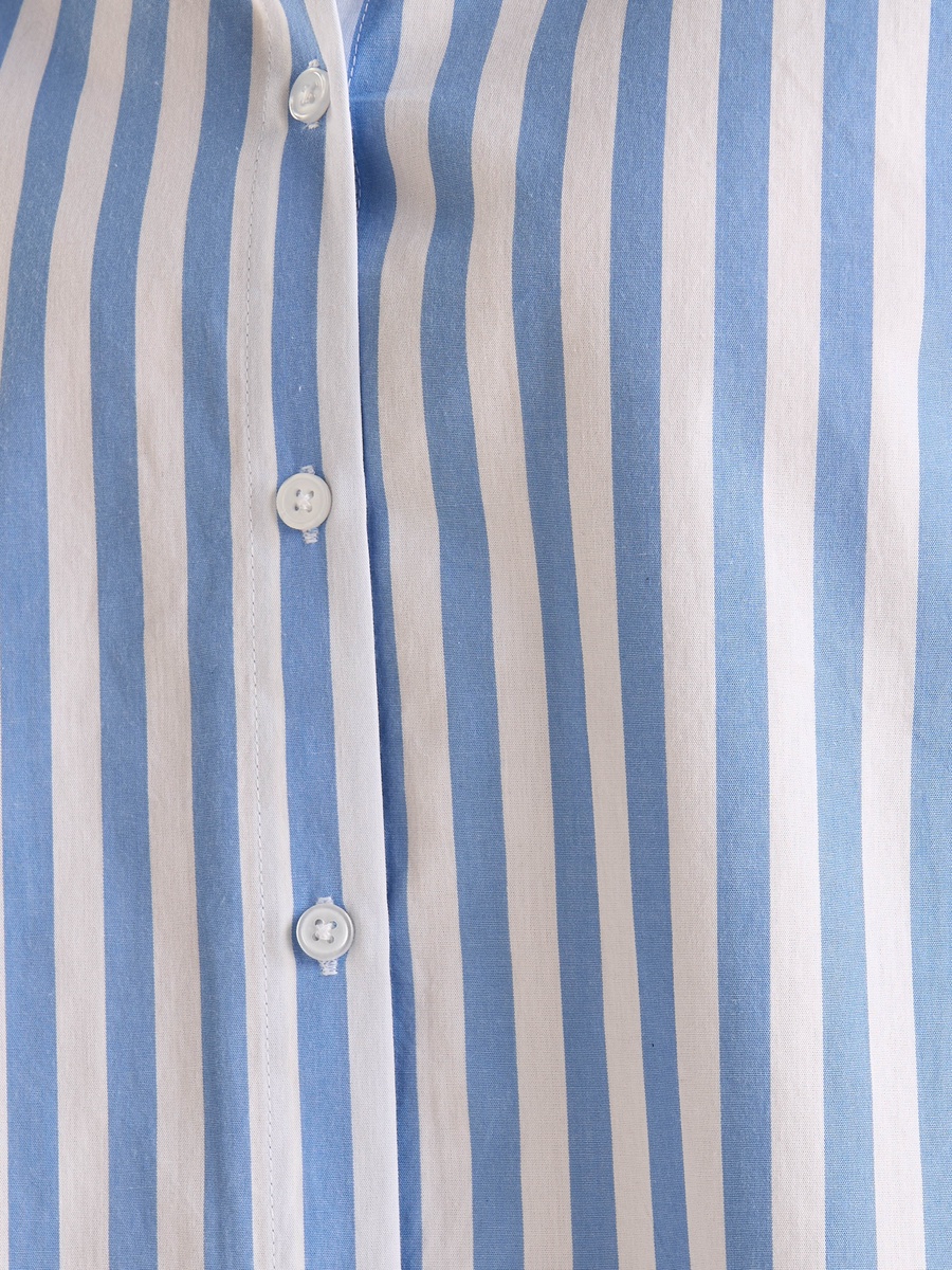 Striped Oversized Poplin Shirt