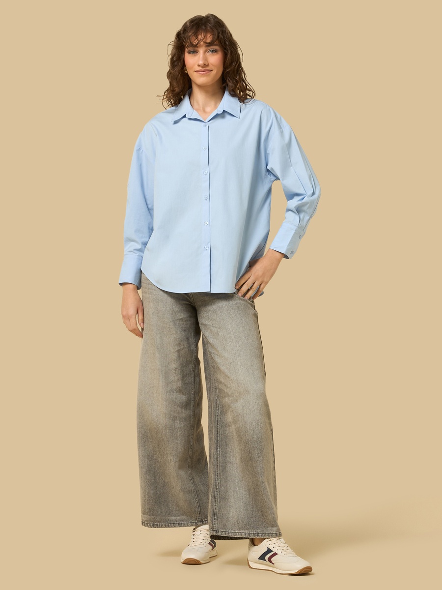 Oversized Poplin Shirt