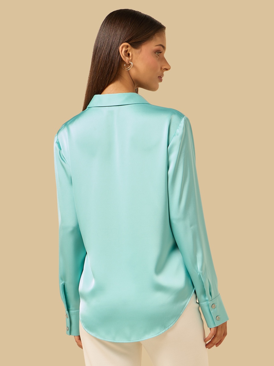 Oversized Satin Shirt
