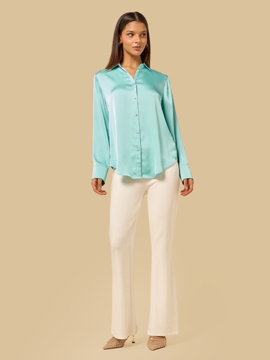 Oversized Satin Shirt