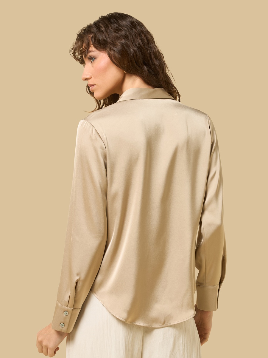 Oversized Satin Shirt