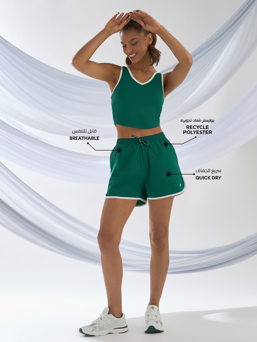 Tape Detail Shorts