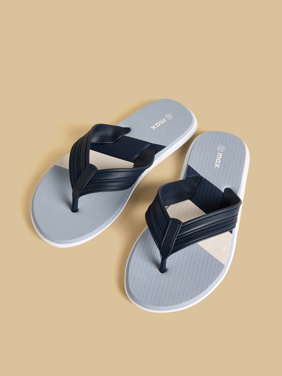 Colourblock Thong Slippers