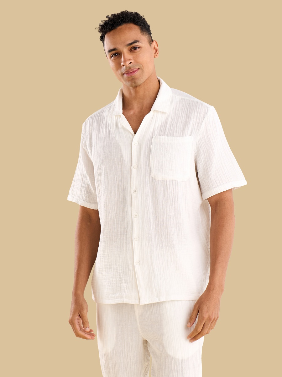 Textured Pyjama Set
