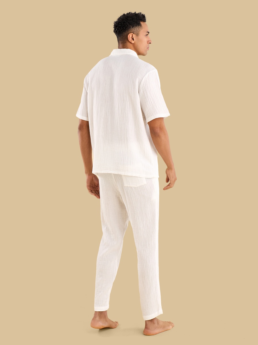 Textured Pyjama Set
