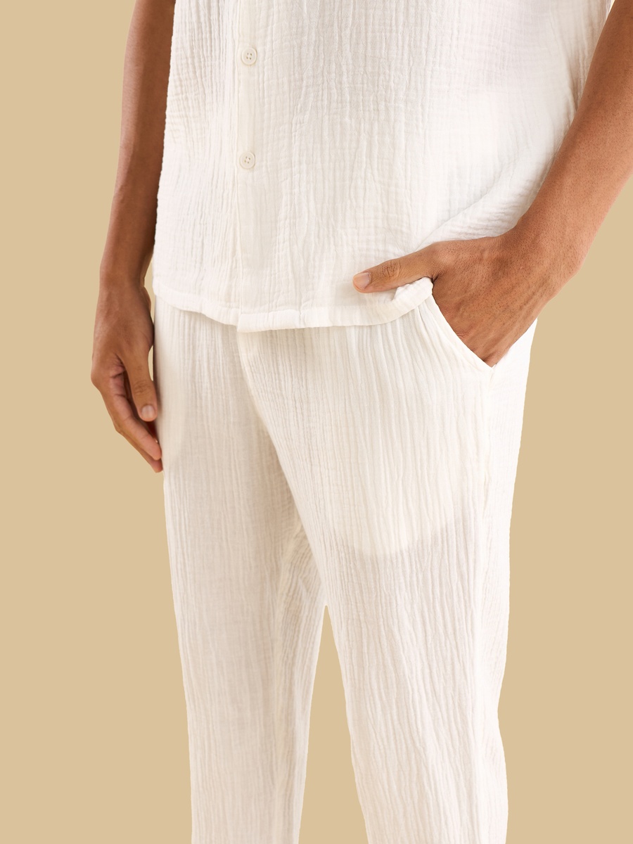 Textured Pyjama Set