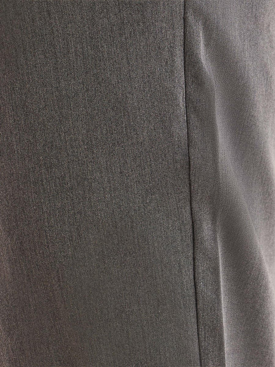 Textured Straight Fit Pants