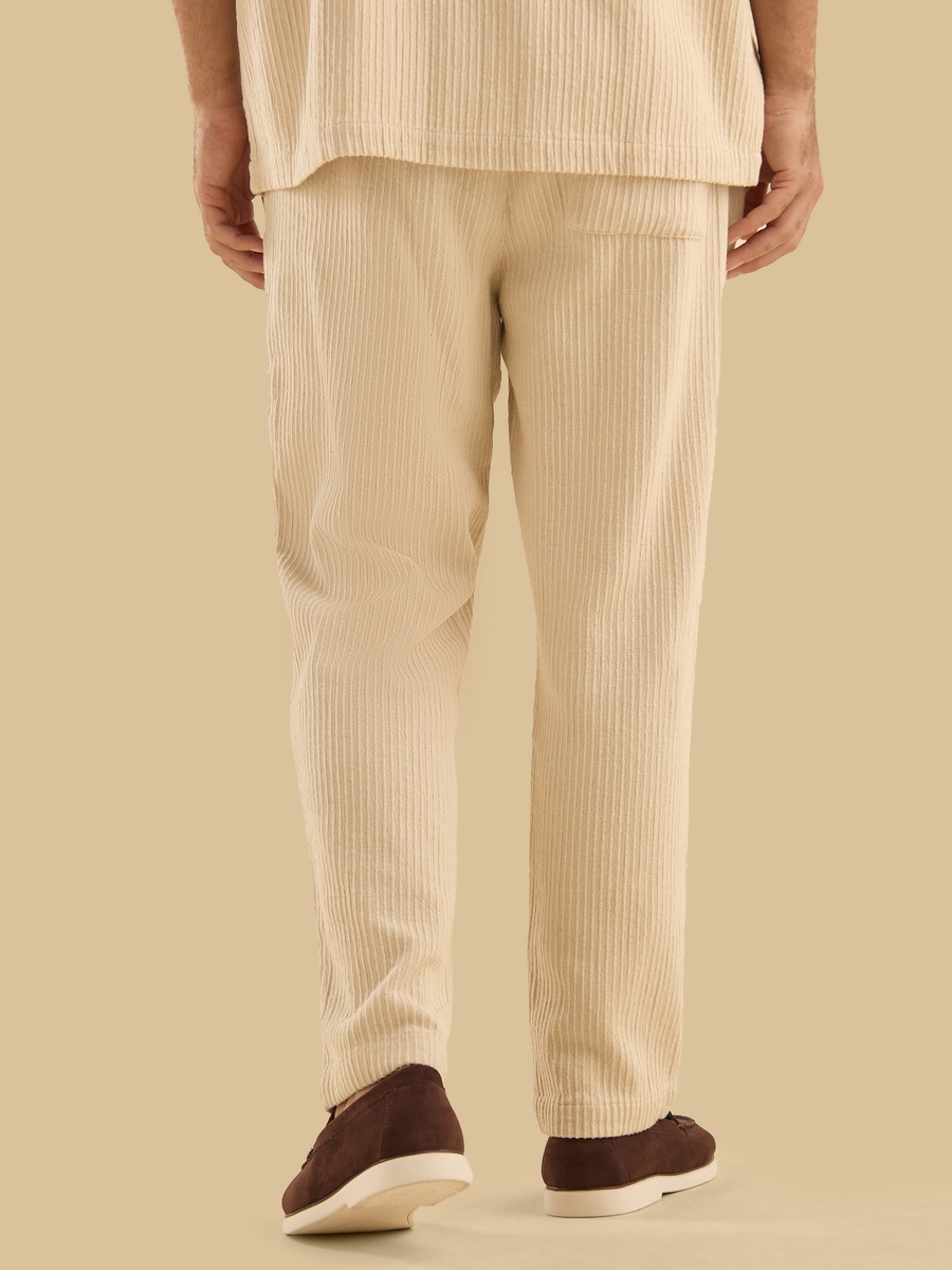 Textured Relaxed Fit Pants