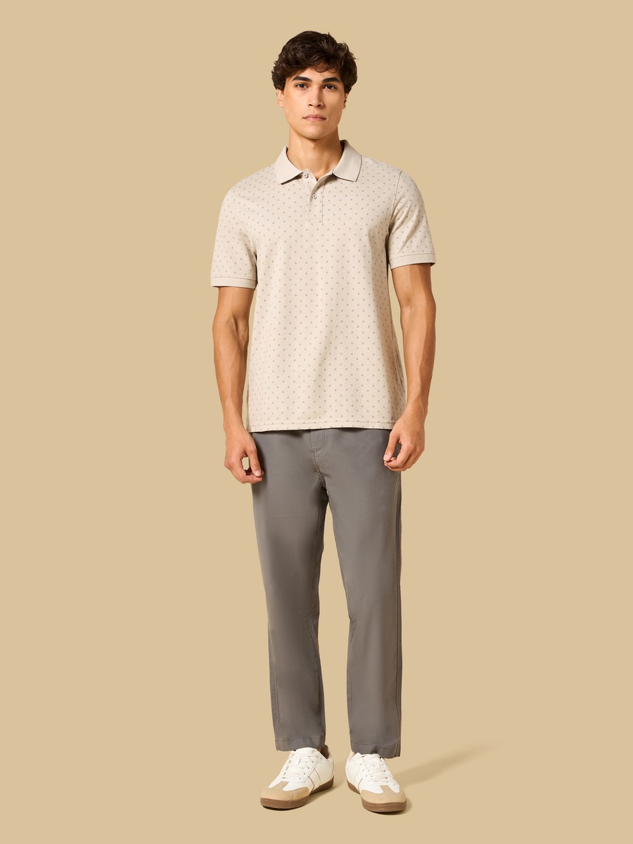 Textured Pique Polo T-Shirt
