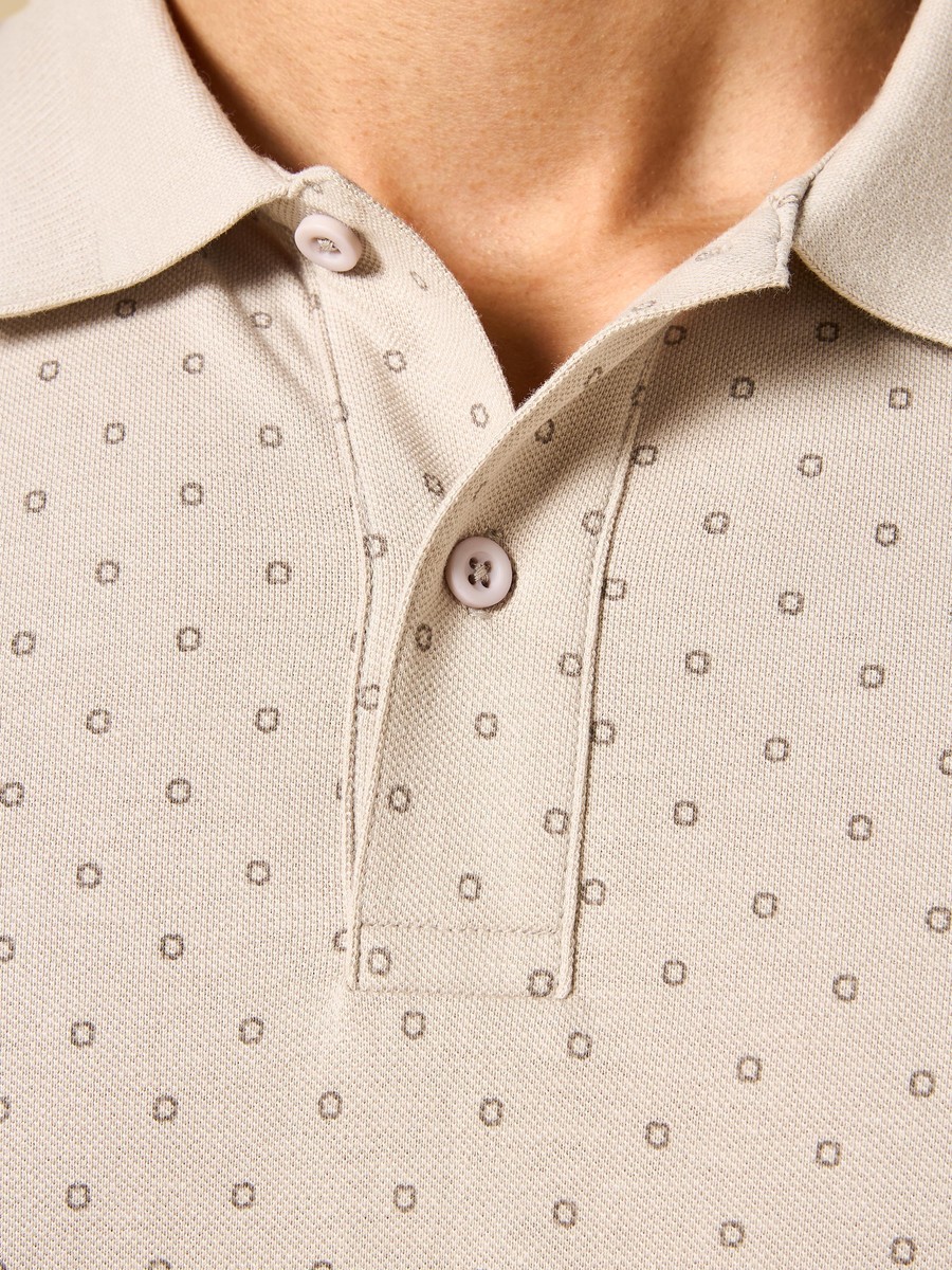 Textured Pique Polo T-Shirt