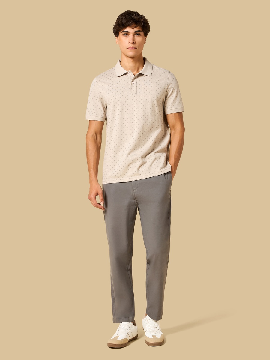 Textured Pique Polo T-Shirt