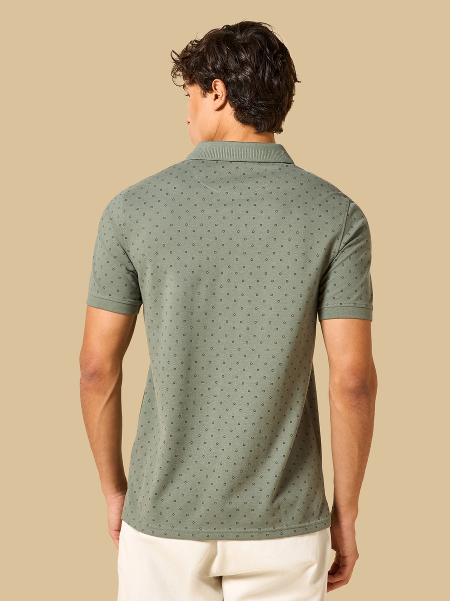 Textured Pique Polo T-Shirt