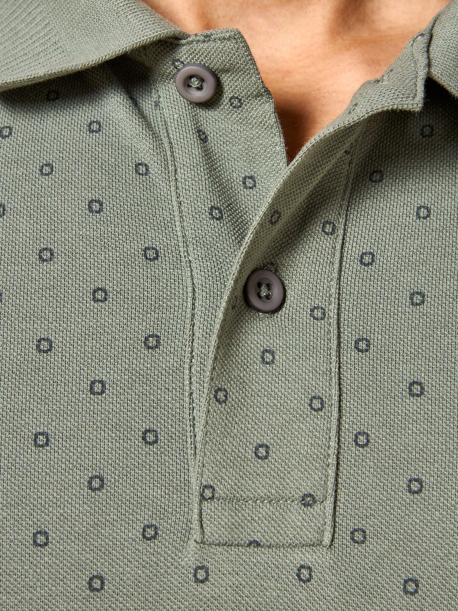 Textured Pique Polo T-Shirt