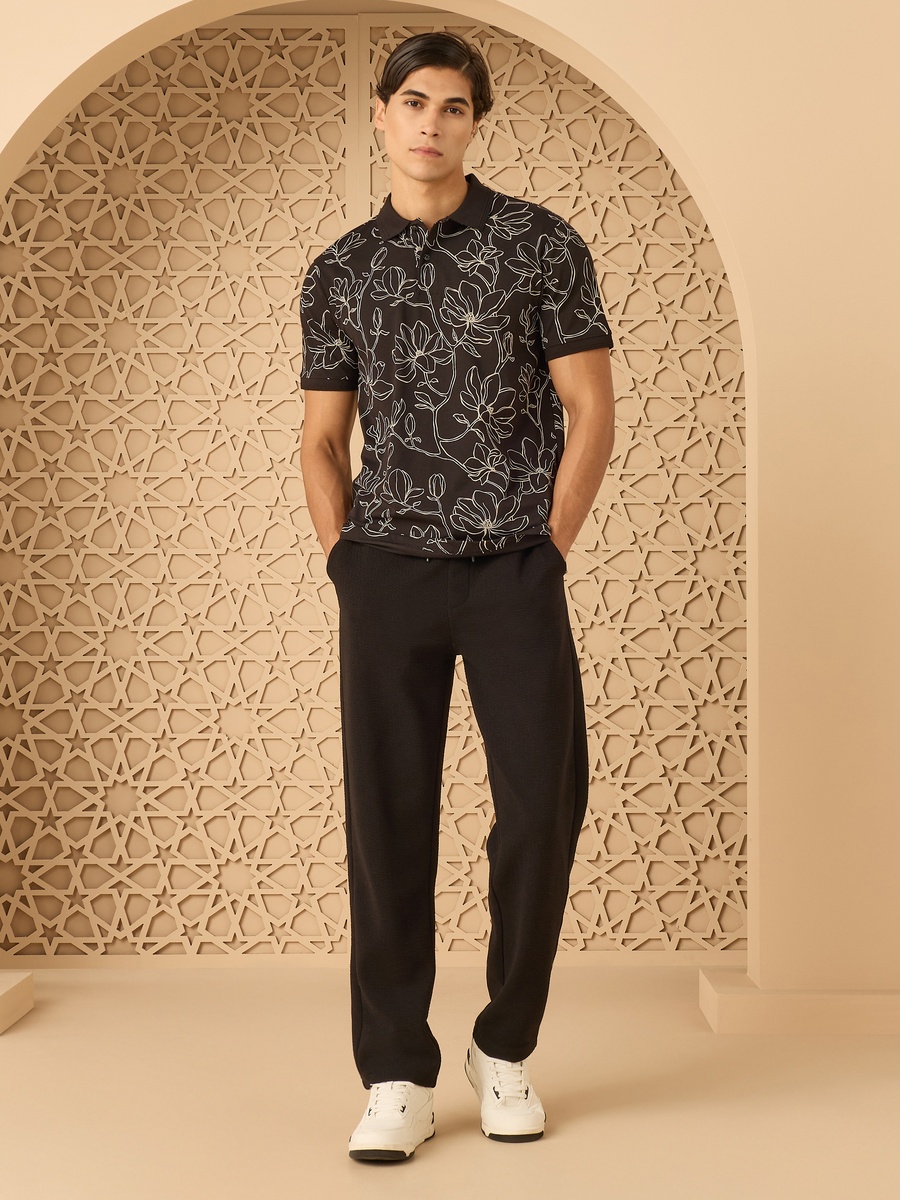 Printed Polo T-Shirt