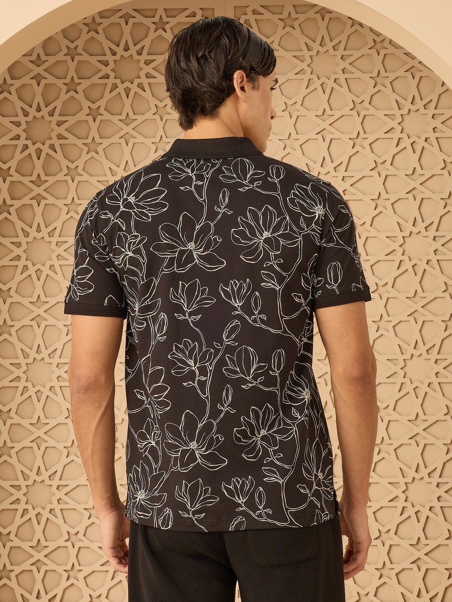 Printed Polo T-Shirt